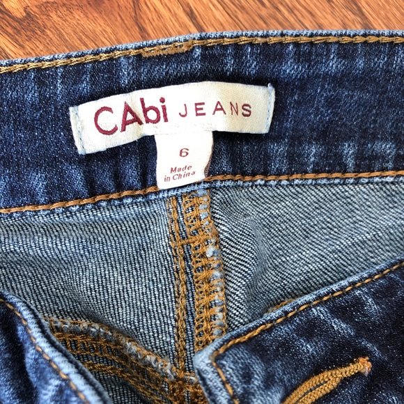 CAbi Low Rise Dark Denim Jean - Picture 3 of 8